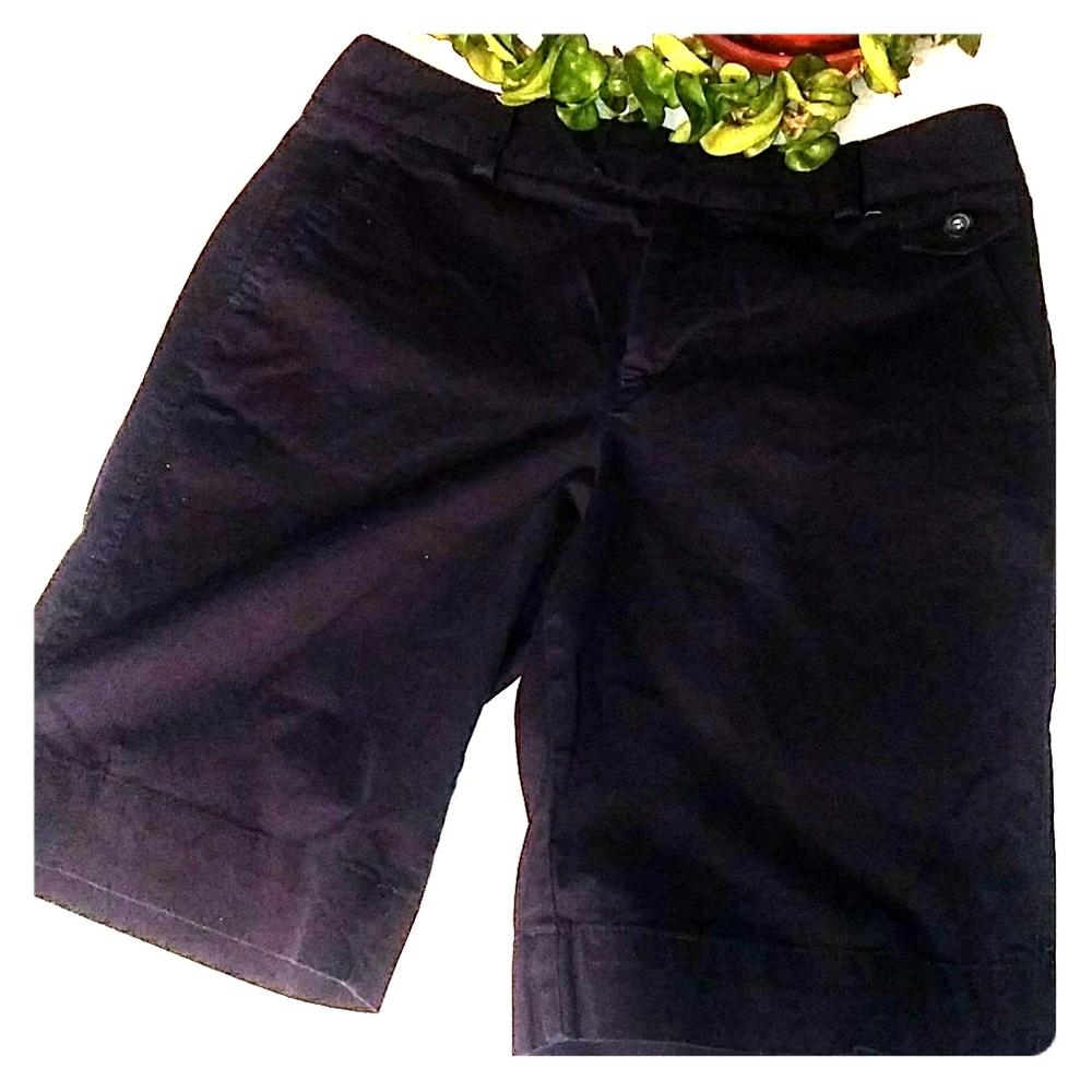 Womens navy blue dockers shorts
